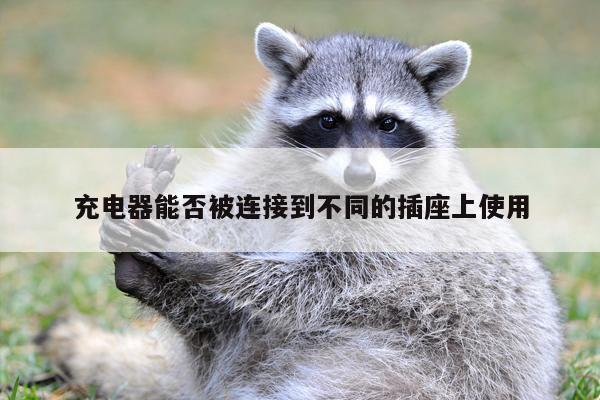 凯发k8官方-充电器能否被连接到不同的插座上使用